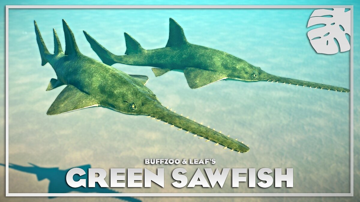 Planet Zoo — Green sawfish - new species