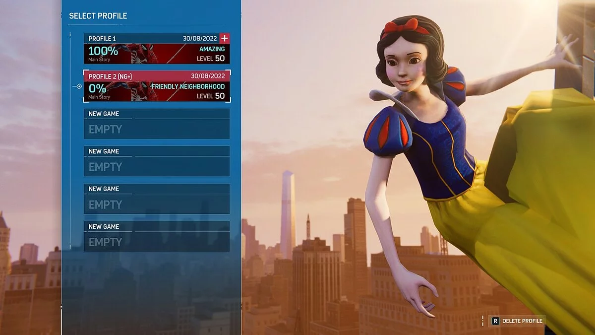 Marvel&#039;s Spider-Man Remastered — Snow White