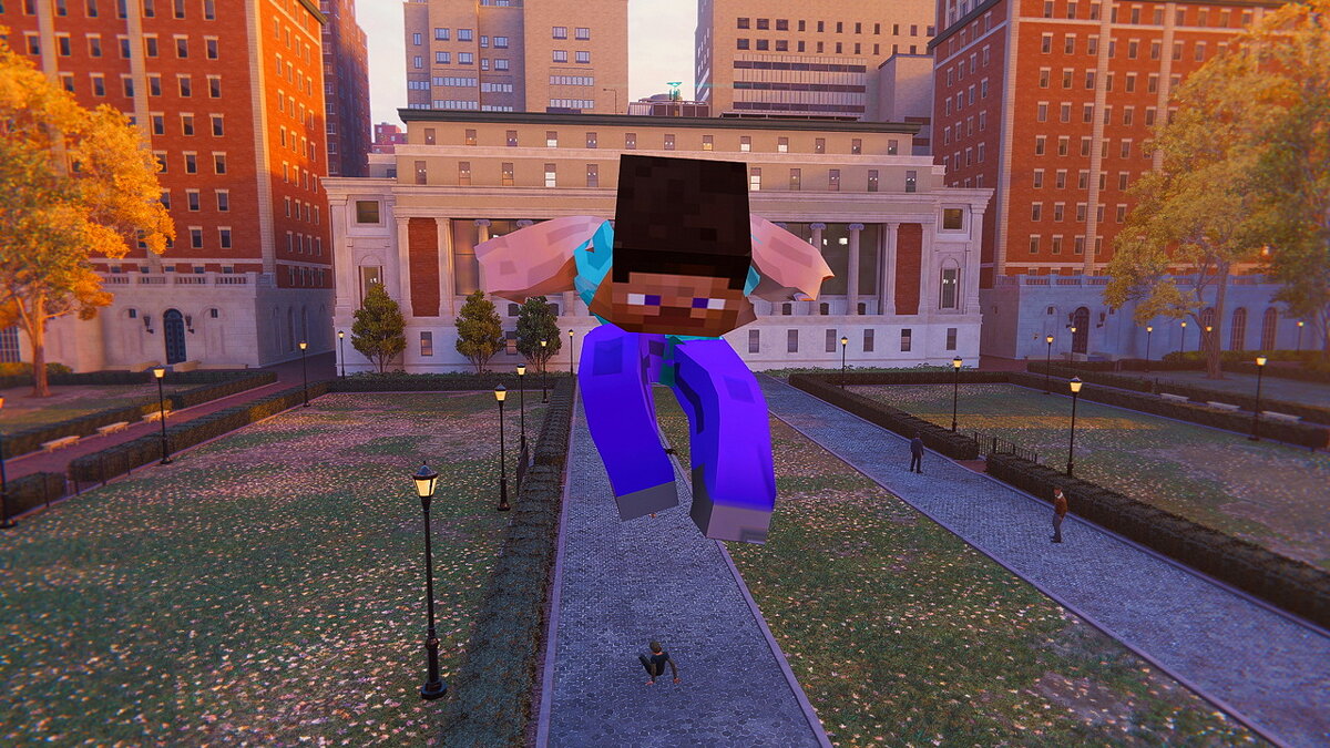 Marvel&#039;s Spider-Man Remastered — Steve from Minecraft