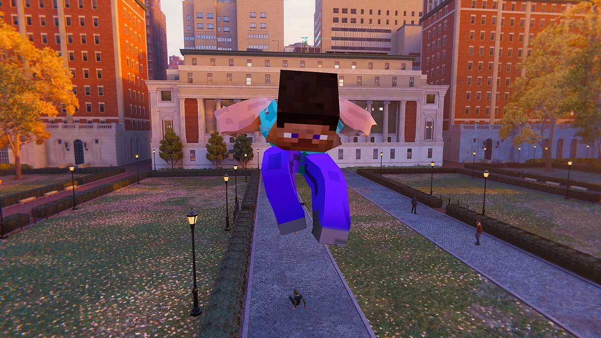 Marvel&#039;s Spider-Man Remastered — Steve de Minecraft