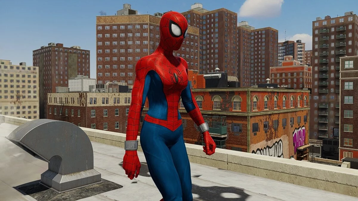 Marvel&#039;s Spider-Man Remastered — chica araña