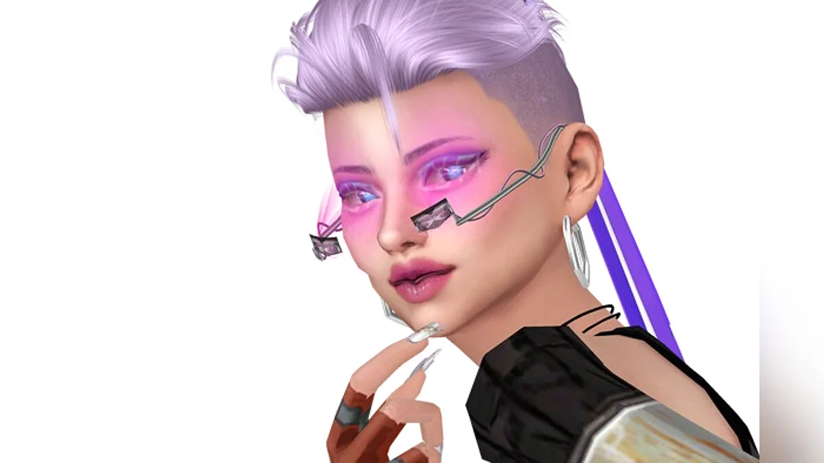 The Sims 4 — Cyborg girl