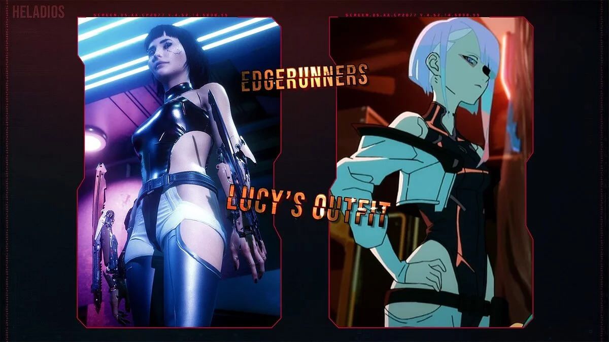 Cyberpunk 2077 — La ropa de Lucy del anime "Cyberpunk: Edge Runners"