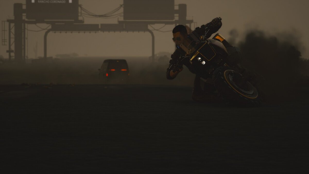 Cyberpunk 2077 — Improved motorcycle handling