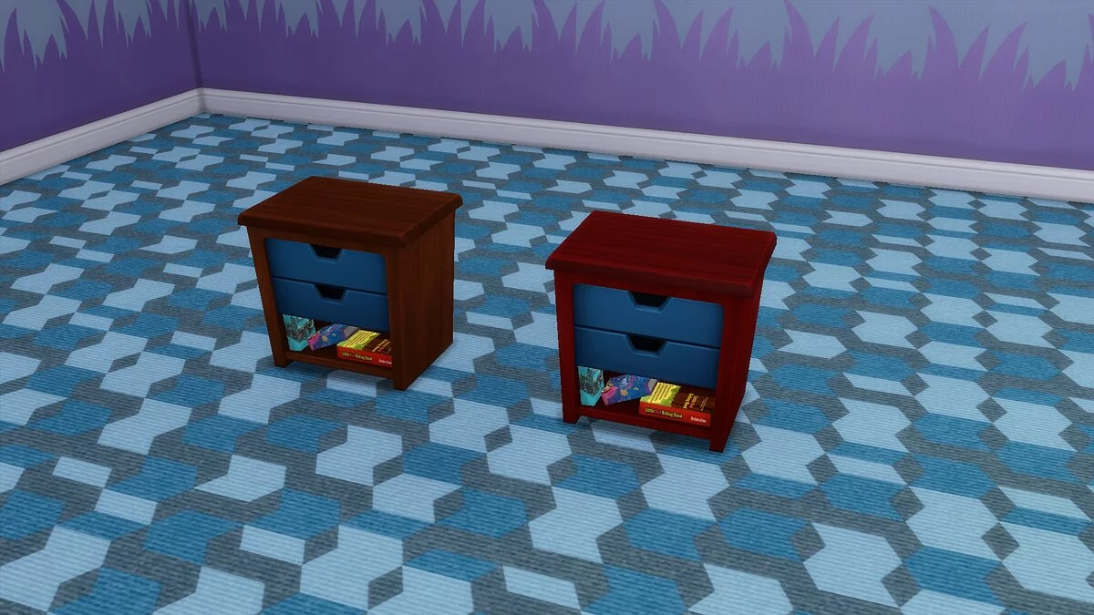 The Sims 4 — Деревянная тумбочка