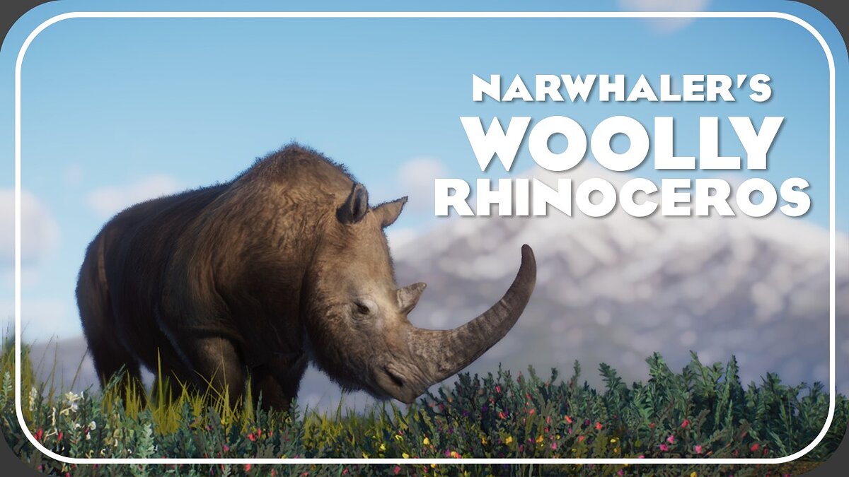 Planet Zoo — Woolly rhinoceros - new species