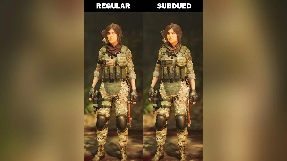 Shadow of the Tomb Raider — Військовий камуфляж