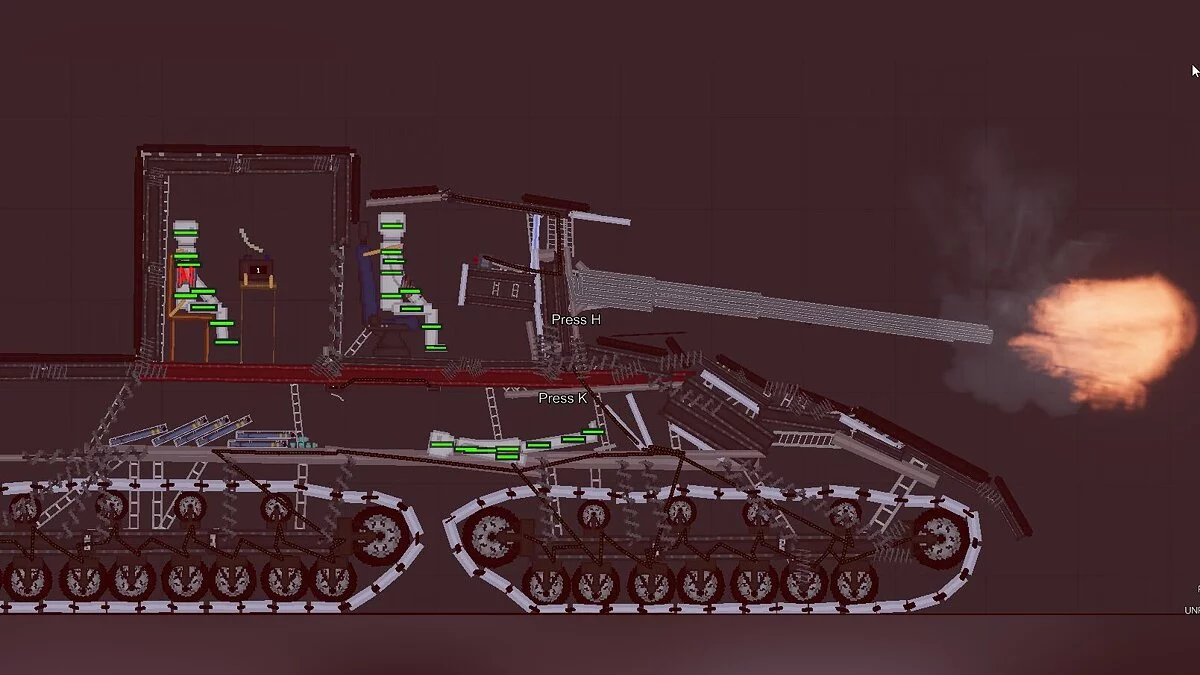 People Playground — Танк КВ-100 авторського виробництва