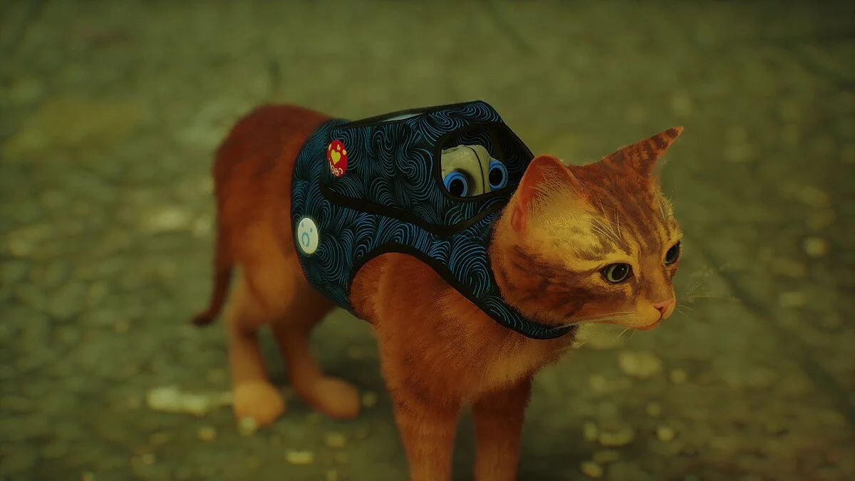 Stray — Backpack Skin - Blue Swirls