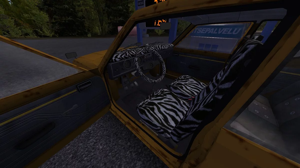 My Summer Car — Сохранение — Жёлтая Сатсума с постера игры