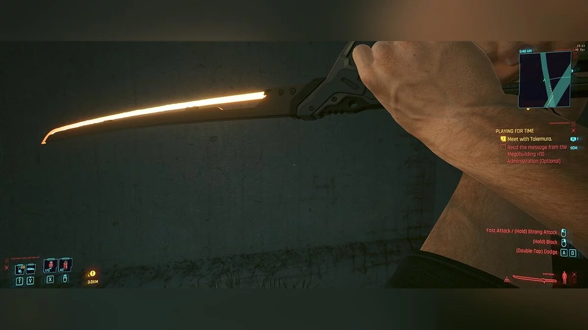 Cyberpunk 2077 — Катана с термальным лезвием