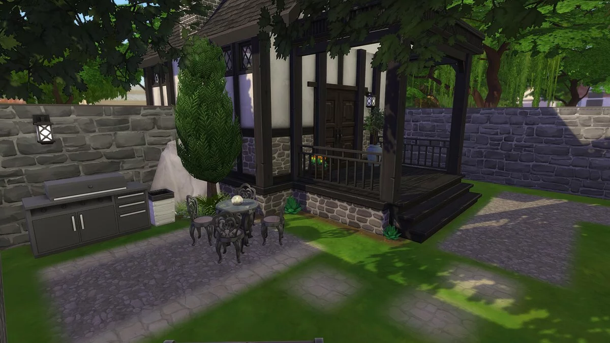 The Sims 4 — Cyrodiilian jungle house