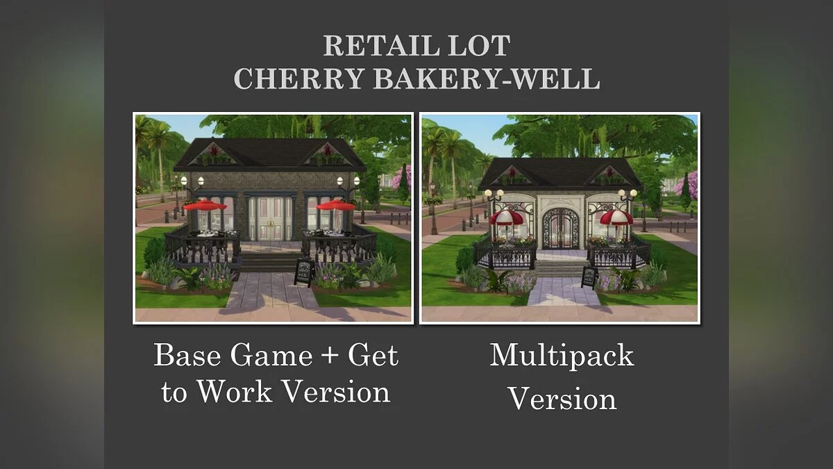 The Sims 4 — Small bakery