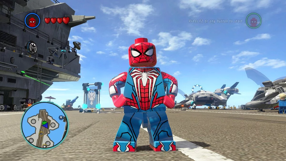 LEGO Marvel Super Heroes — Traje mejorado del juego Marvels Spider-Man.