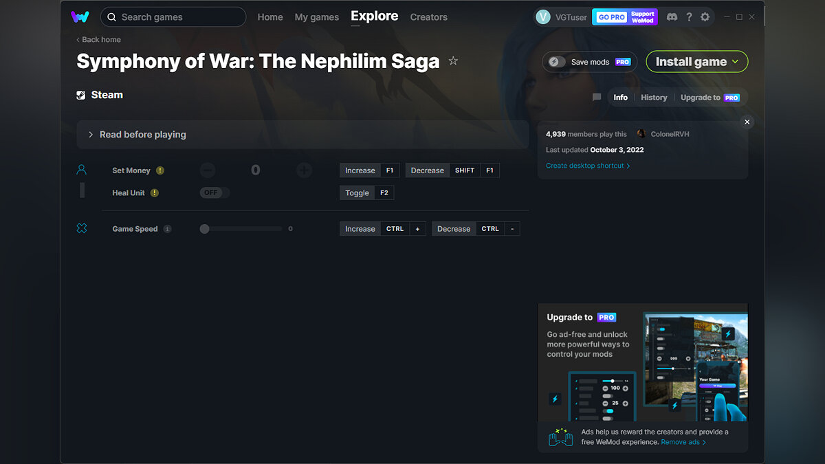 Symphony of War: The Nephilim Saga — Trainer (+3) from 10/03/2022 [WeMod]