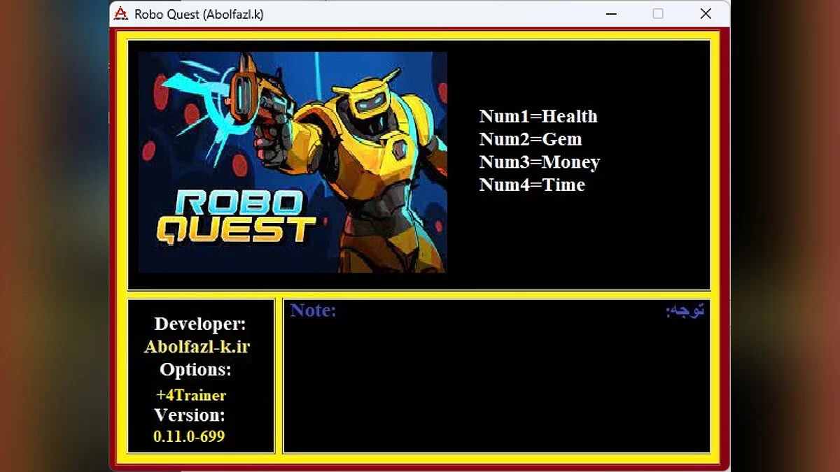 Roboquest — Trainer (+4) [0.11.0]