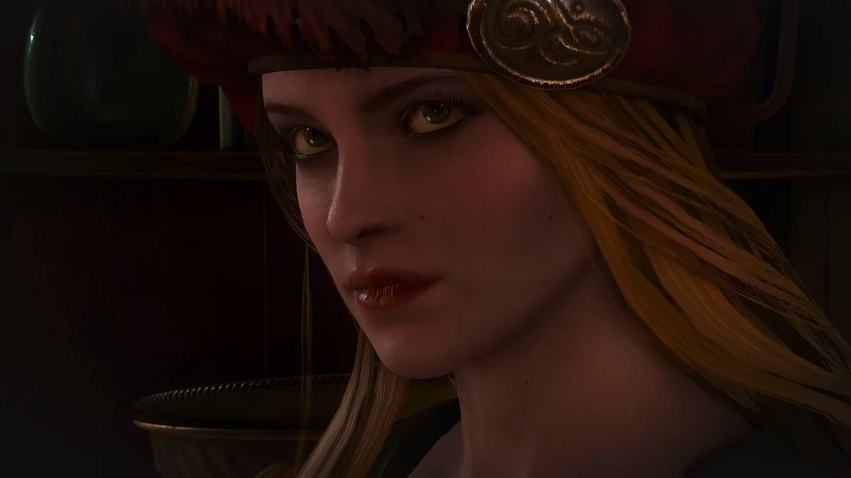 The Witcher 3: Wild Hunt - Complete Edition — Retextura del rostro de Priscilla.