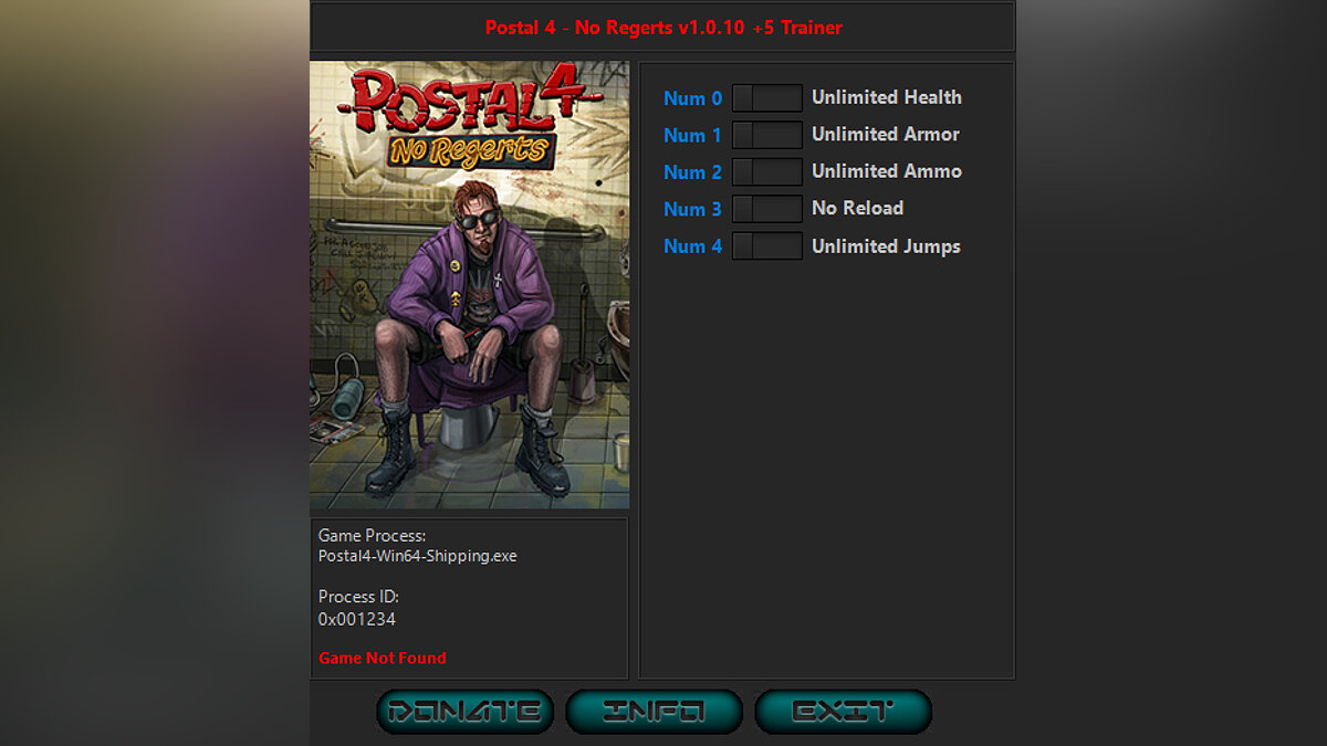 Postal 4: No Regerts — Trainer (+5) [1.0.1.0]