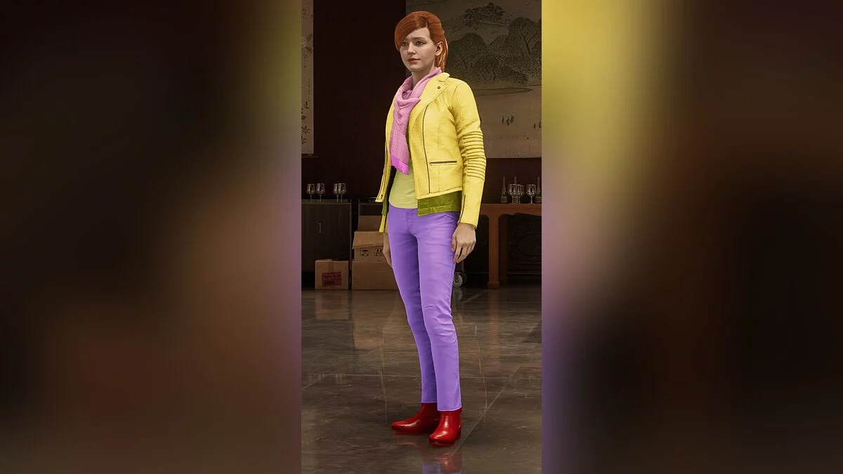 Marvel&#039;s Spider-Man Remastered — Mary Jane con traje de dibujos animados de los 90