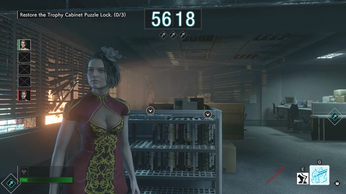 Resident Evil: Resistance — Chinese dress for Jill