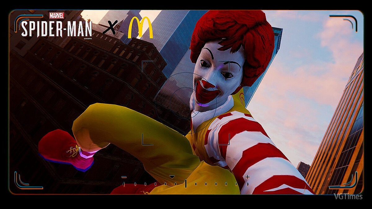 Marvel&#039;s Spider-Man Remastered — Ronald McDonald