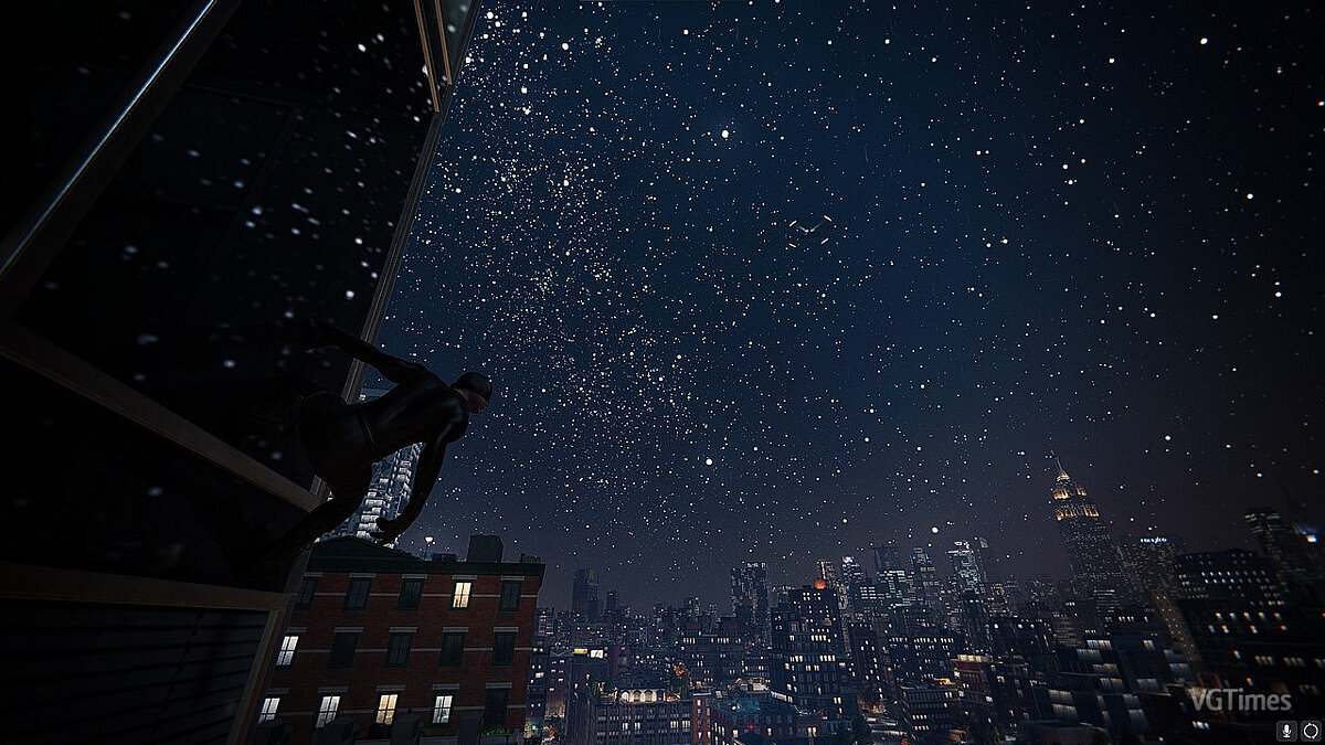 Marvel&#039;s Spider-Man Remastered — Night starry sky