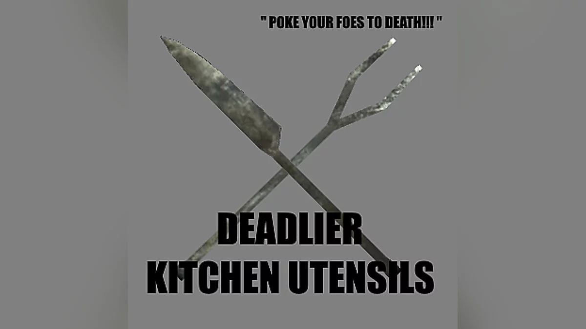 Elder Scrolls 5: Skyrim Special Edition — Deadly kitchen utensils