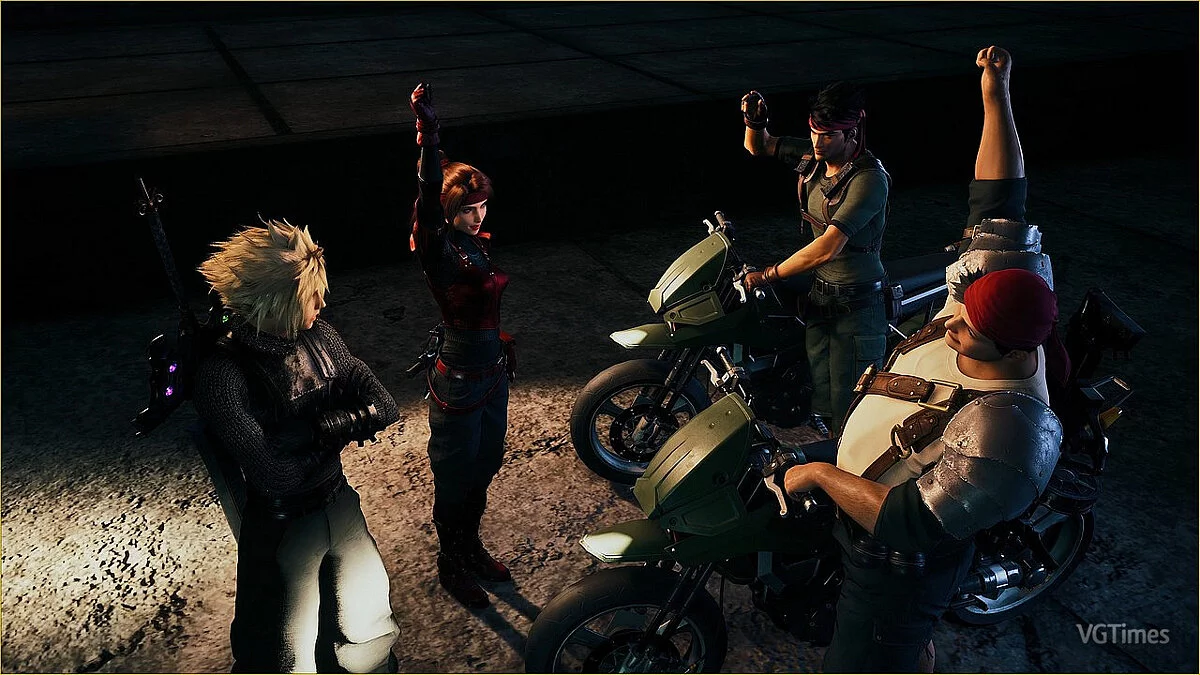 Final Fantasy VII Remake — Джесси в червоній шкіряній броні