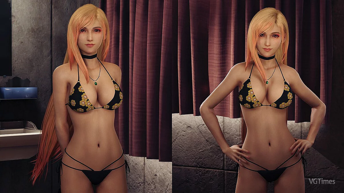 Final Fantasy VII Remake — Tifa en bikini de My Dress Up Darling