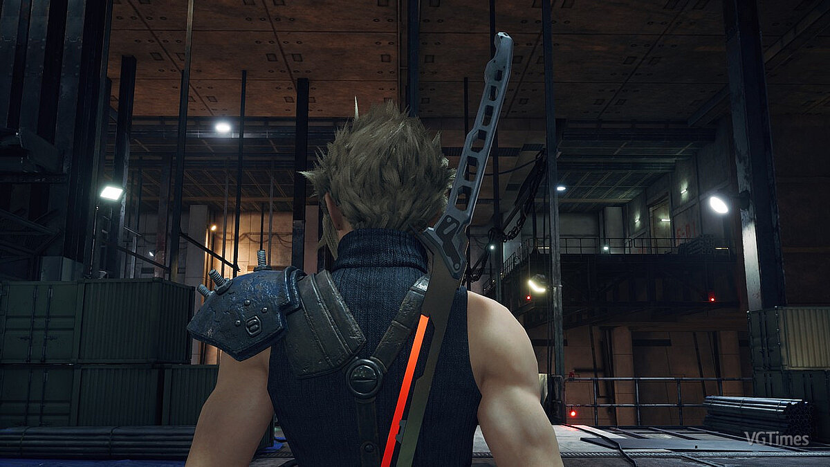 Final Fantasy VII Remake — Cyberpunk katana for Claude