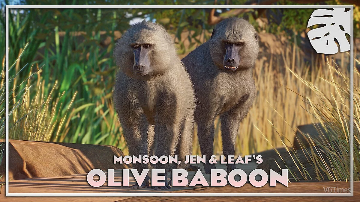 Planet Zoo — Olive baboon - new species