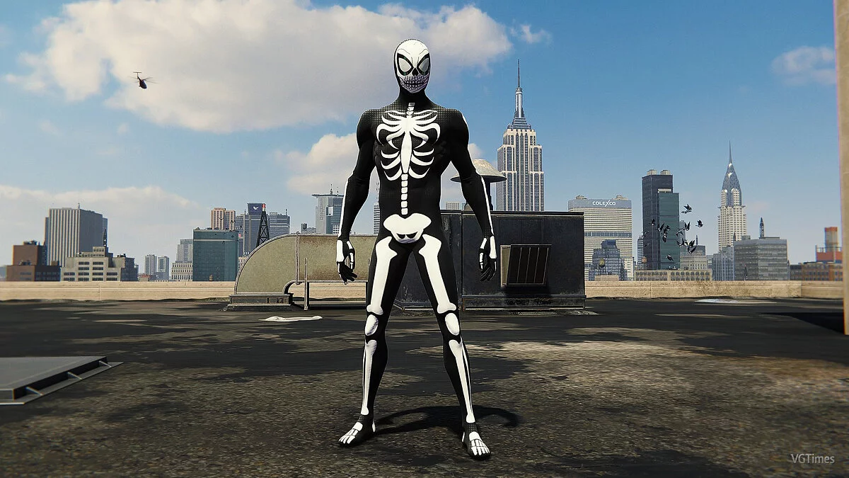 Marvel&#039;s Spider-Man Remastered — Creepy Skeleton Costume