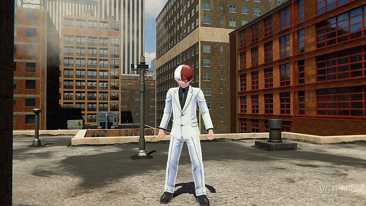 Marvel&#039;s Spider-Man Remastered — Todoroki del anime "My Hero Academia"