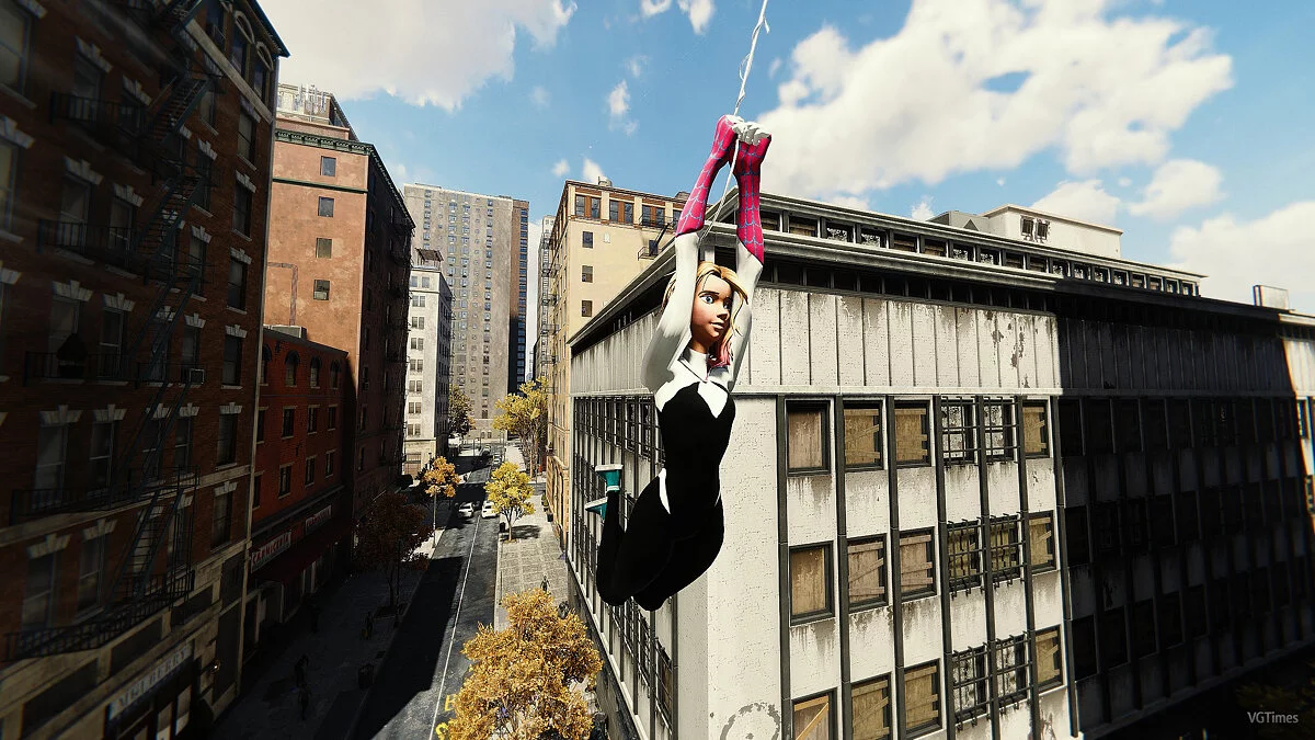 Marvel's Spider-Man Remastered — Паук-Гвен без маски