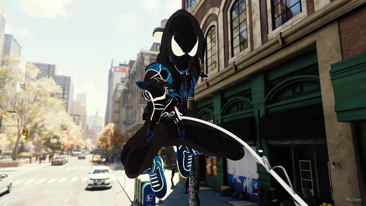 Marvel&#039;s Spider-Man Remastered — Черно-синий комиксовый костюм