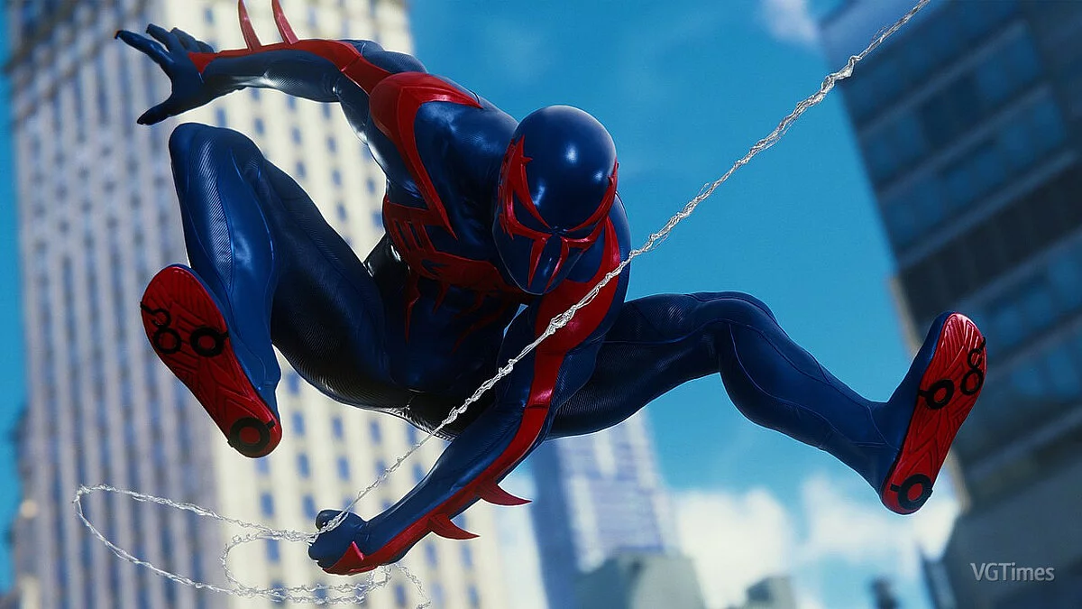 Marvel&#039;s Spider-Man Remastered — Traje mejorado 2099