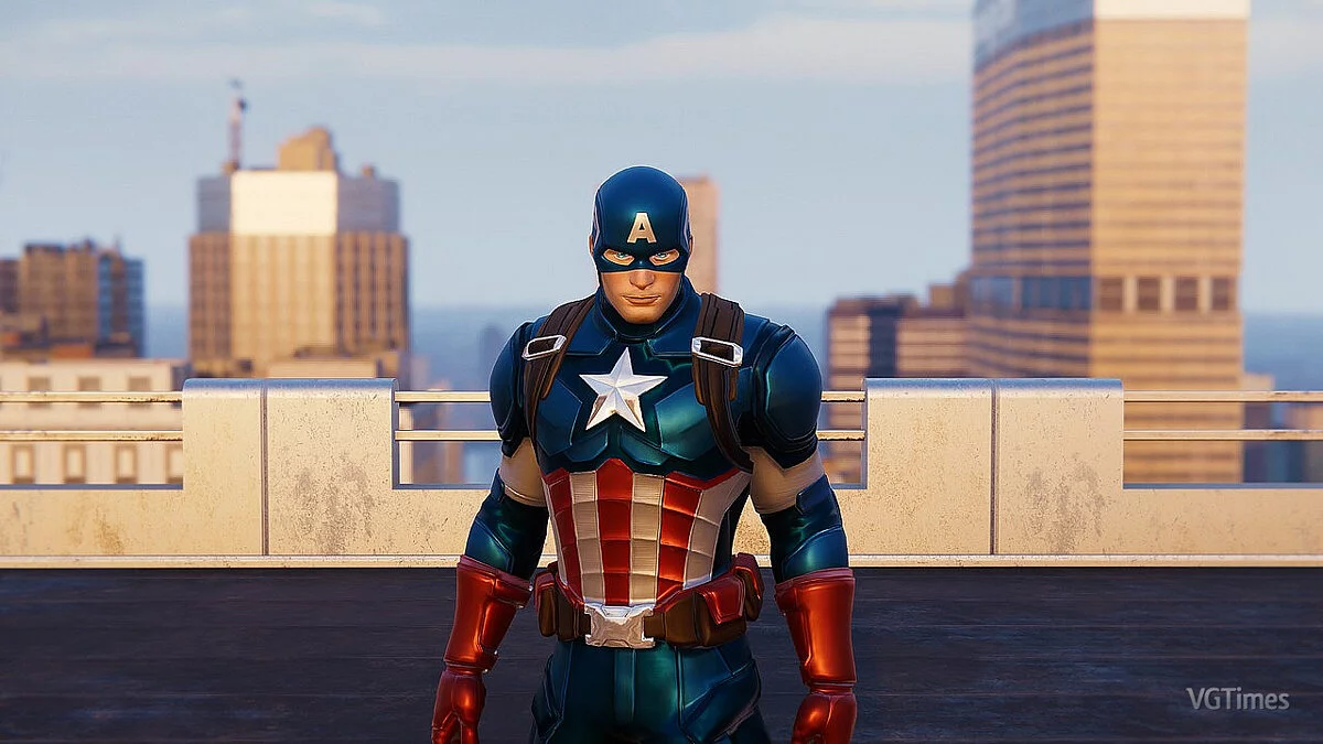 Marvel&#039;s Spider-Man Remastered — Captain America (suit slot)