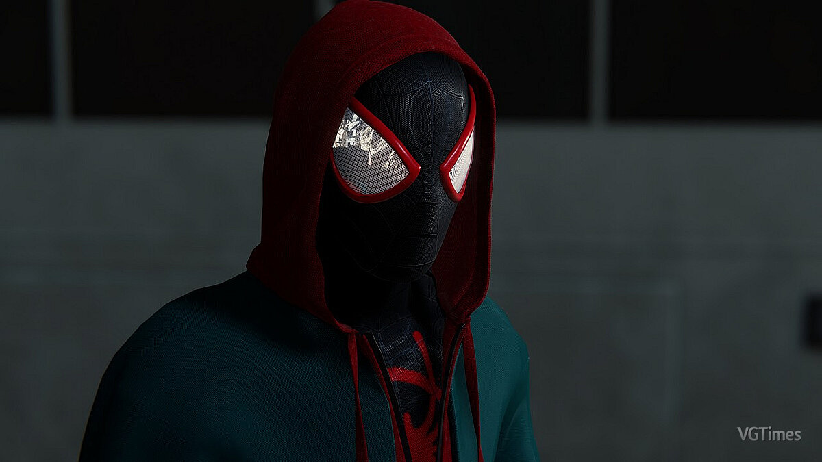 Marvel&#039;s Spider-Man Remastered — Miles costume (with hood)