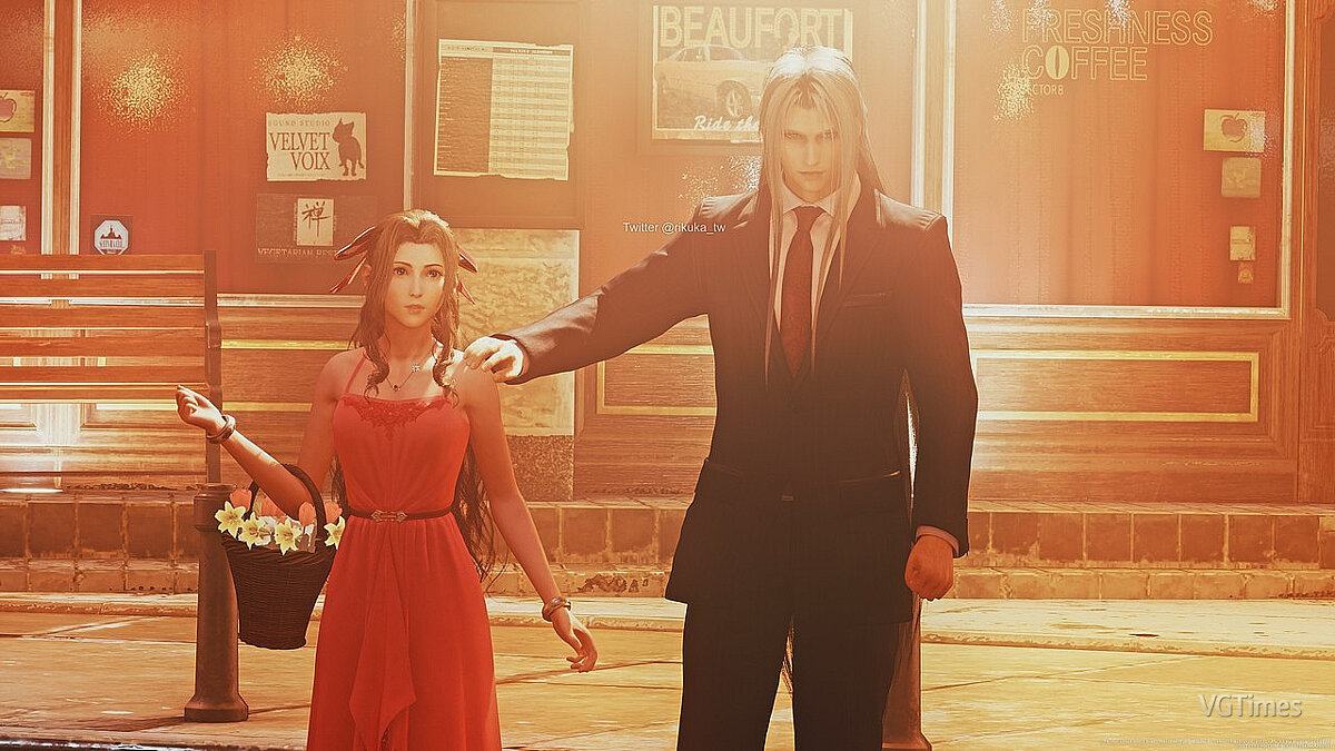 Final Fantasy VII Remake — Sephiroth in a suit