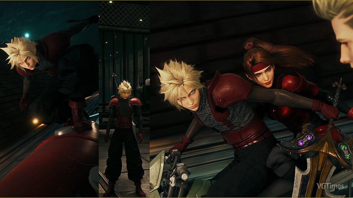 Final Fantasy VII Remake — Red Leather Mail Armor