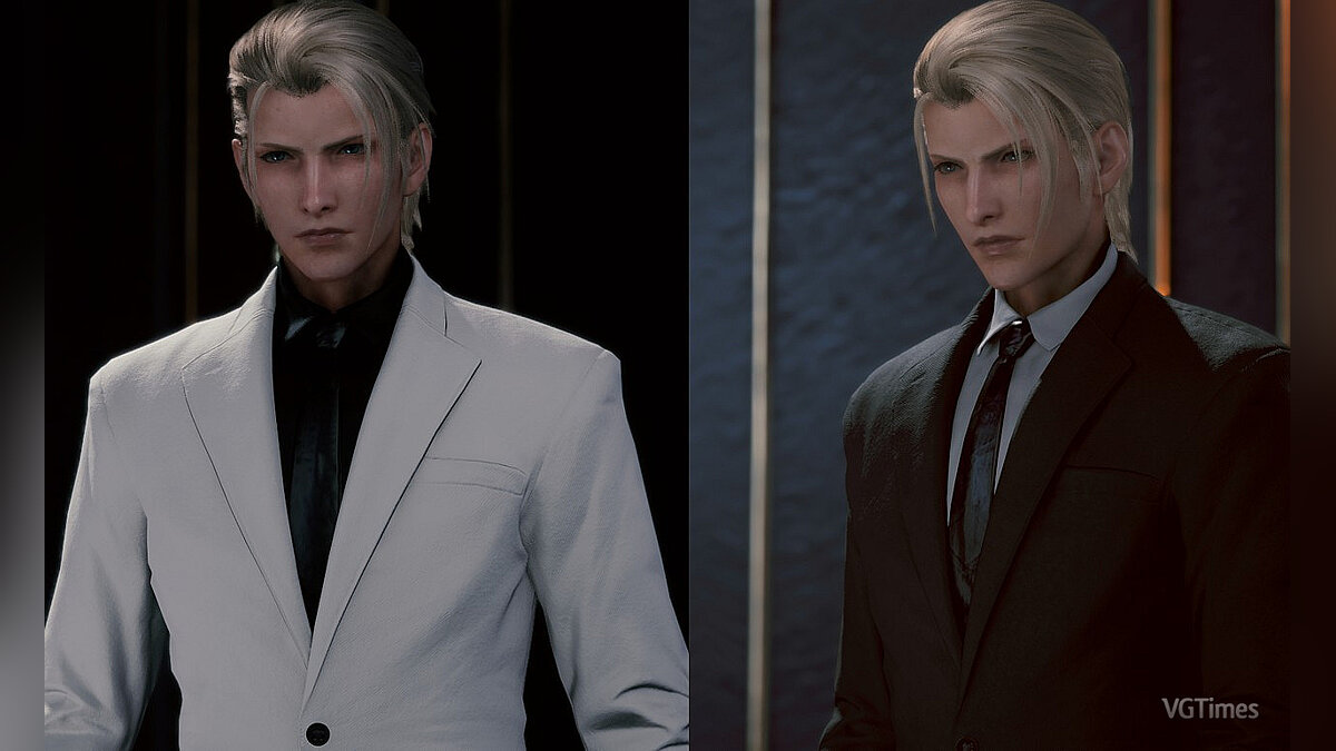 Final Fantasy VII Remake — Rufus in a suit