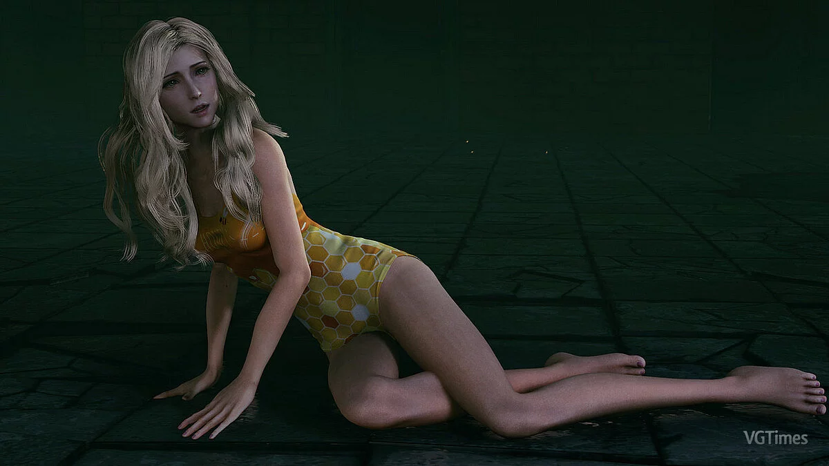 Final Fantasy VII Remake — Айрис в милом купальнике
