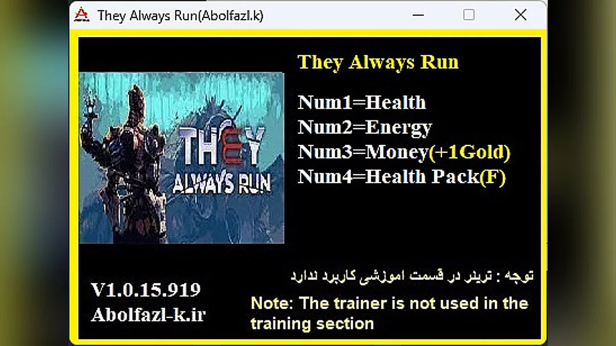 They Always Run — Trainer (+4) [1.0.15.919]