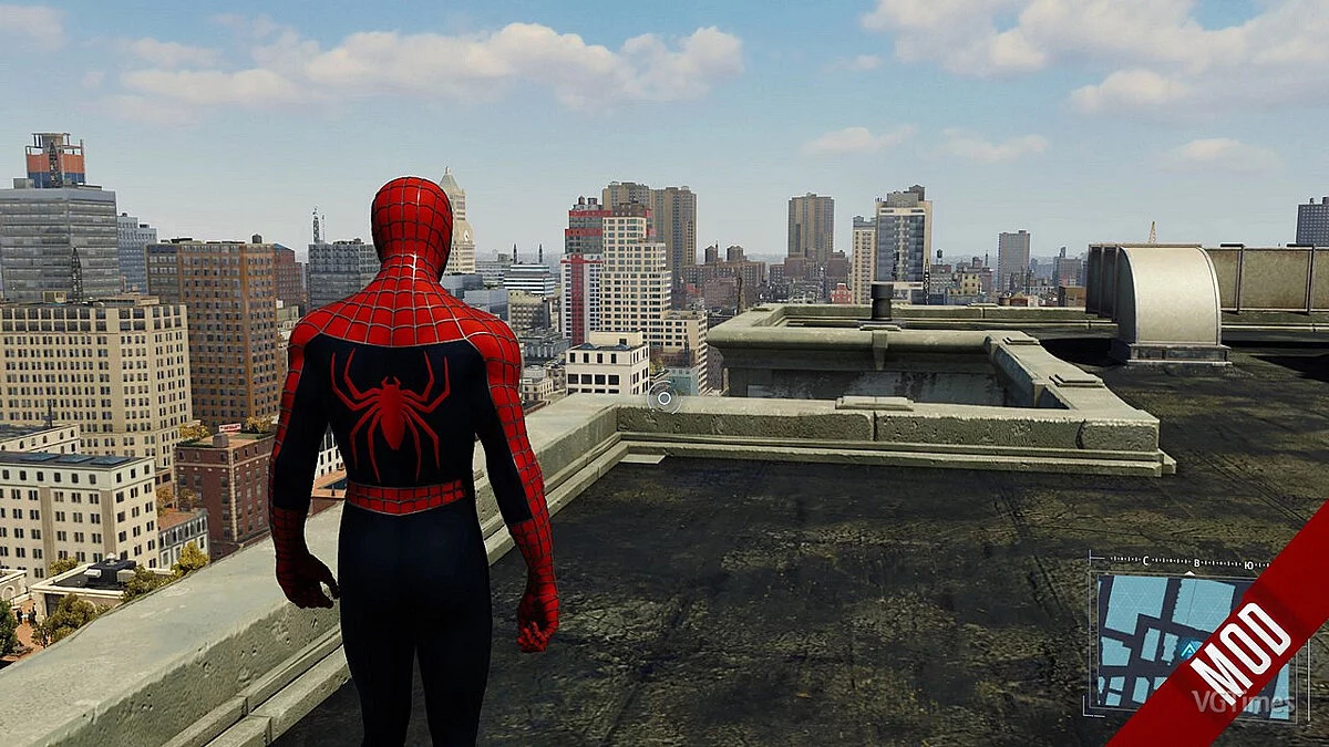 Marvel&#039;s Spider-Man Remastered — Камера через плечо