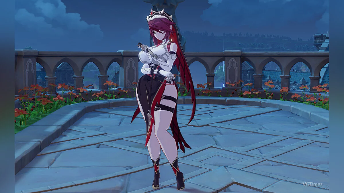 Genshin Impact — Розарія з великою попою та грудьми