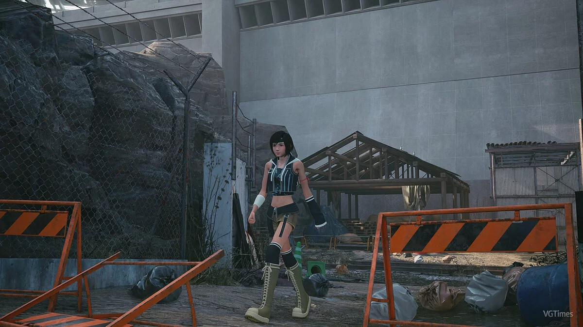 Final Fantasy VII Remake — Yuffie in clothes from the game Advent Children