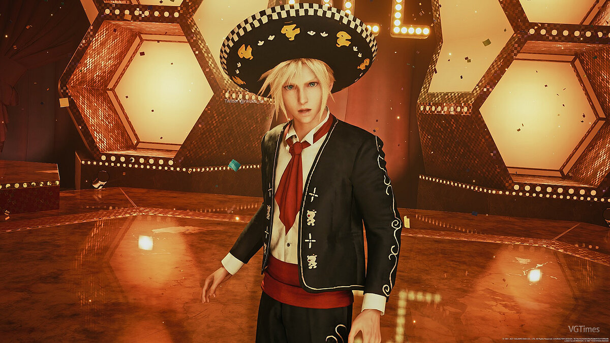 Final Fantasy VII Remake — Claude in carnival style