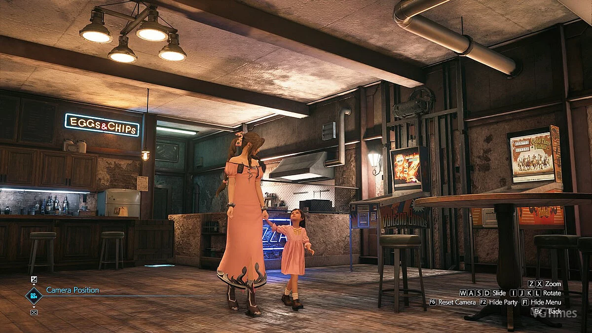 Final Fantasy VII Remake — Iris con ropa del juego Dissidia Duodecim.