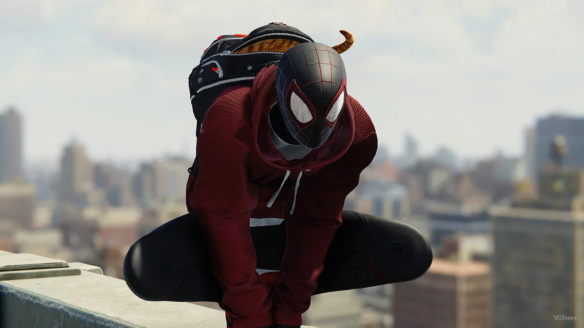 Marvel&#039;s Spider-Man Remastered — Костюм Майлза з котом