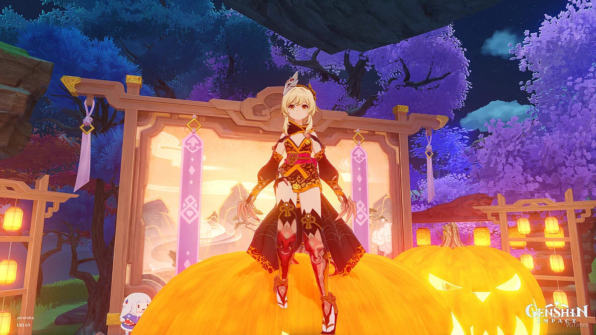 Genshin Impact — Lumine in Halloween costume